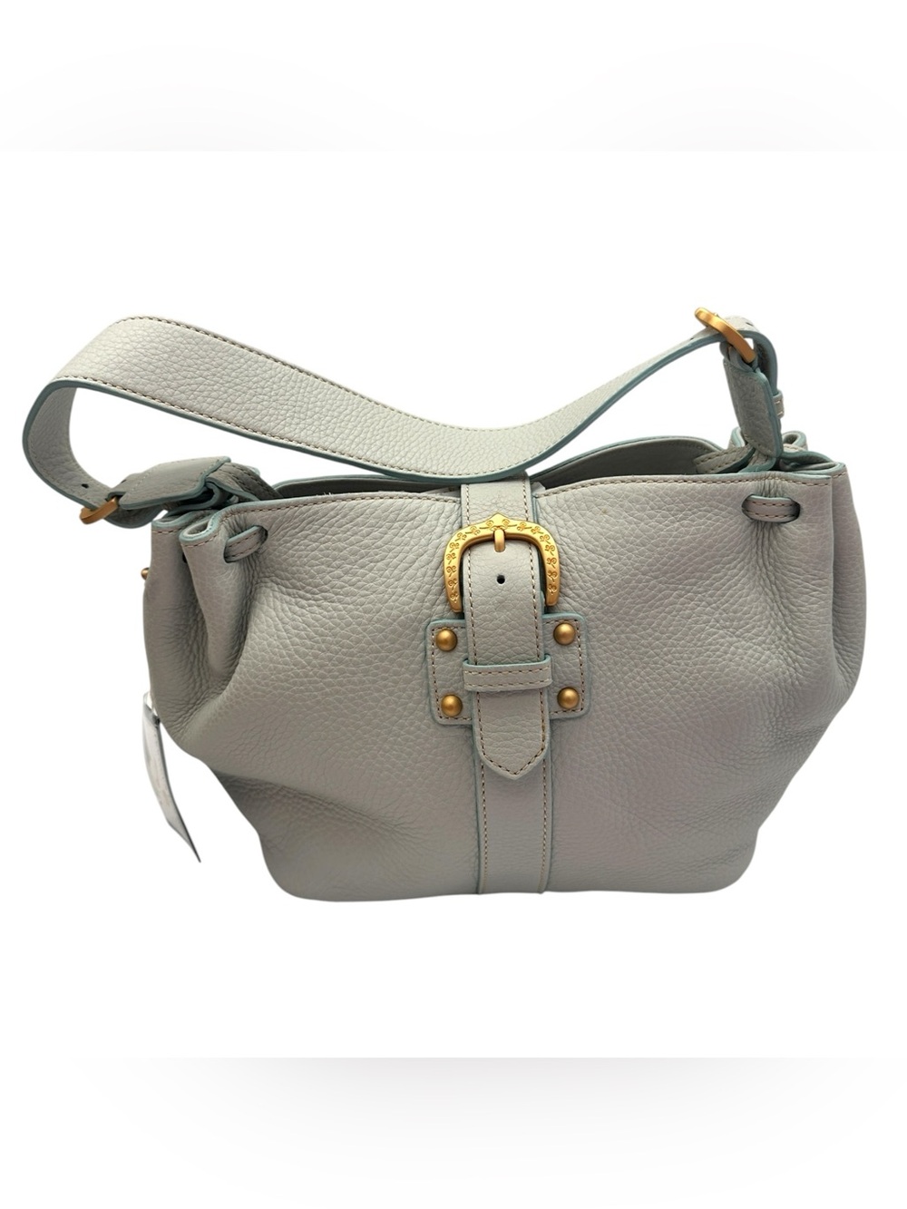 Dooney & Bourke Alto Collection Marchesa Gathered Satchel Med Powder Blue Vtg